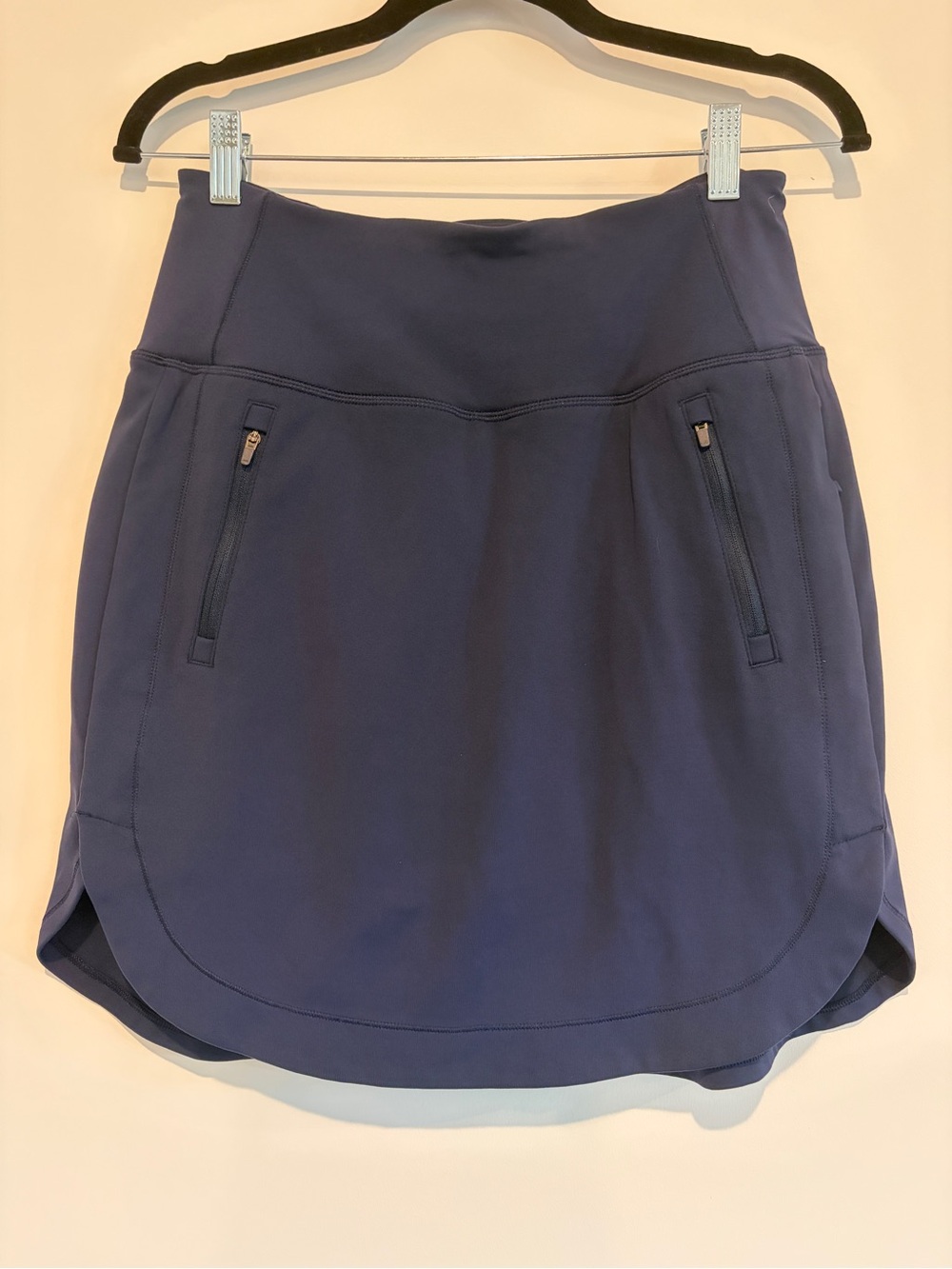 Athleta Fairway High Rise Golf Skort 18" Navy Blue Size S